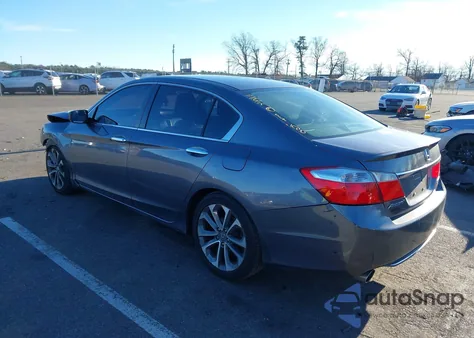 2015 Honda Accord Sport из США, поврежденный, VIN 1HGCR2F56FA192367